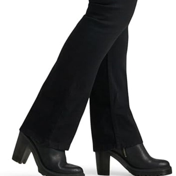 Lee Women's Black Legendary Mid Rise Bootcut Jeans 24W Regular - Picture 4 of 10